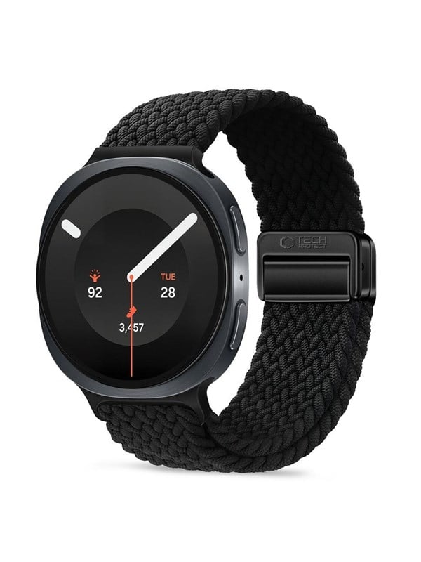 Tech-Protect NylonMag Strap for Samsung Galaxy Watch 8/9 - 40/44/46mm - Black