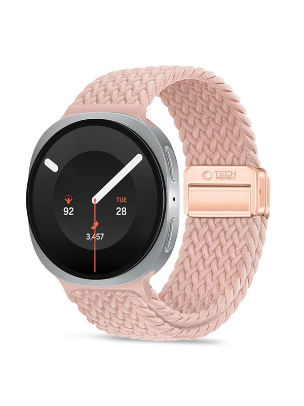 Tech-Protect NylonMag Strap for Samsung Galaxy Watch 8/9 - 40/44/46mm - Pink