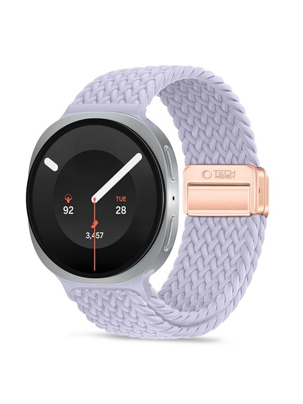 Tech-Protect NylonMag Strap for Samsung Galaxy Watch 8/9 - 40/44/46mm - Purple