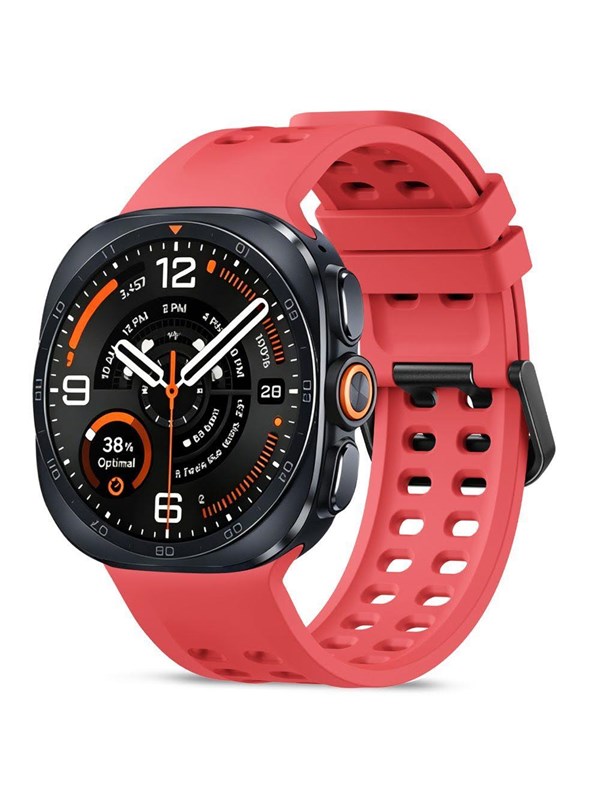 Tech-Protect Silicone Air Strap for Samsung Galaxy Watch Ultra/Ultra2 47mm - Red