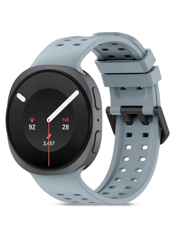 Tech-Protect Silicone Air Strap for Samsung Galaxy Watch 8/9 - 40/44/46mm - Light Gray
