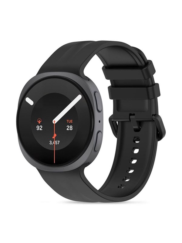 Tech-Protect Silicone Evo Strap for Samsung Galaxy Watch 8/9 - 40/44/46mm - Black
