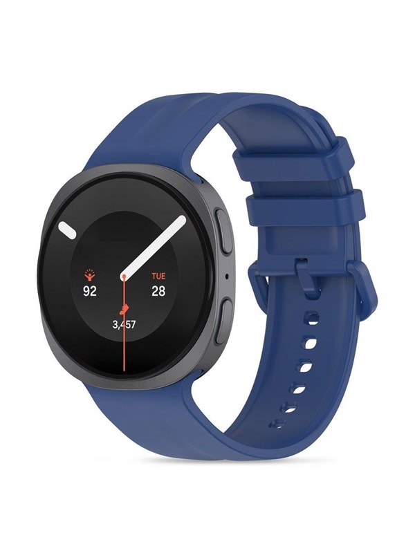 Tech-Protect Silicone Evo Strap for Samsung Galaxy Watch 8/9 - 40/44/46mm - Navy Blue