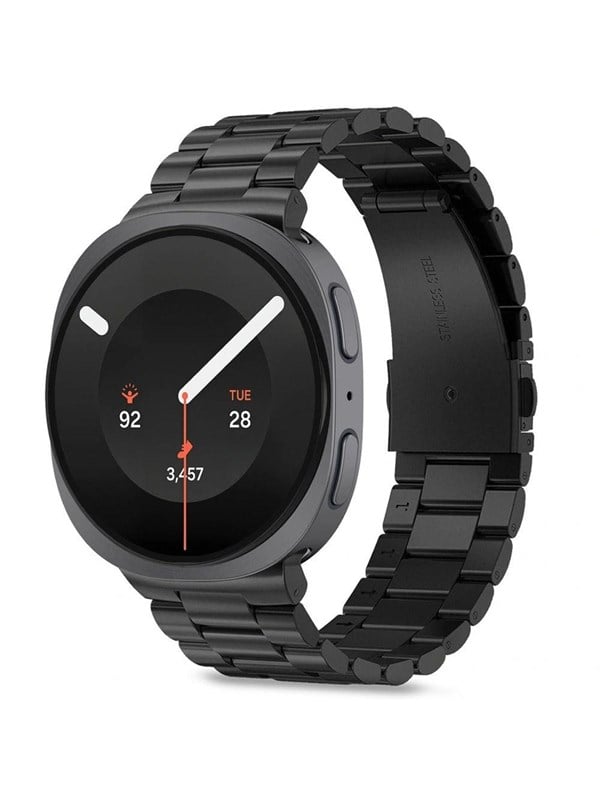 Tech-Protect Stainless Steel Bracelet for Samsung Galaxy Watch 8/9 - 40/44/46mm - Black