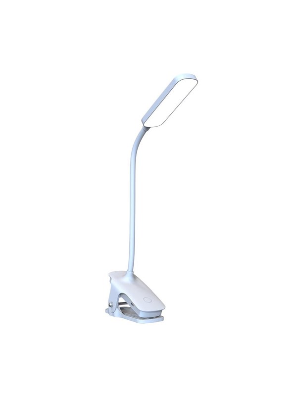 Wozinsky VT-02 Mini LED Reading Lamp with Clip and USB-C Cable 80 cm - White