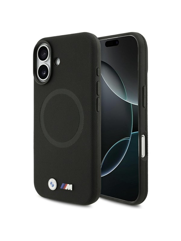 BMW M FW Metal Logo MagSafe Case for iPhone 17 - Black
