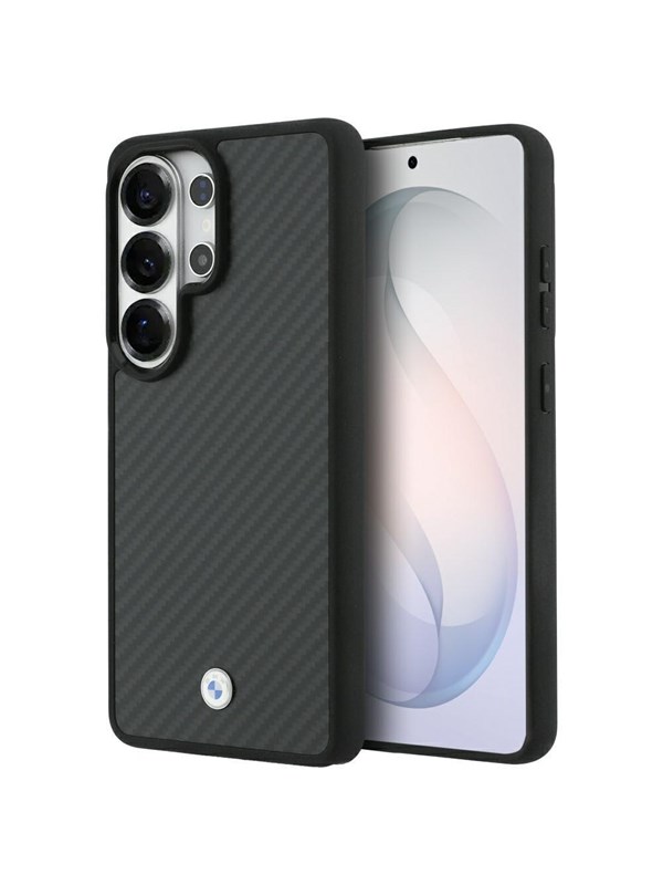 BMW Sign Magnetic Carbon Fiber MagSafe Case for Samsung Galaxy S26 Ultra - Black