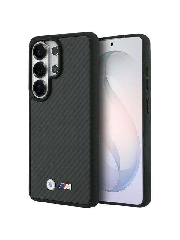 BMW M Kevlar Logo MagSafe Case for Samsung Galaxy S26 Ultra - Black