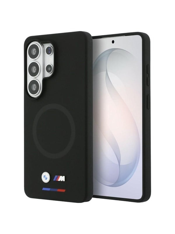 BMW M Silicone MagSafe Hoesje voor Samsung Galaxy S26 Ultra Zwart
