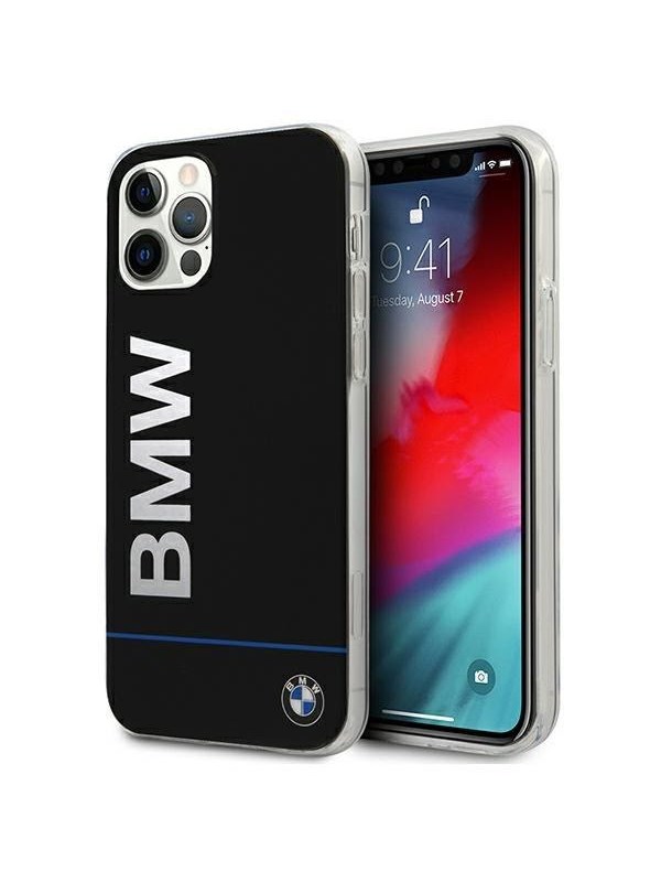 BMW Hardcase Signature Printed Logo Case for iPhone 12 / 12 Pro - Black