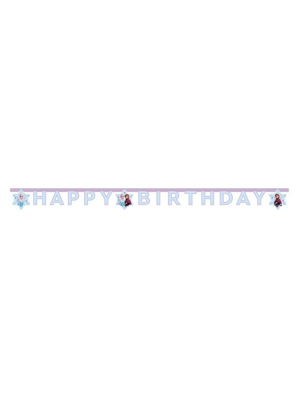 Globos Letter Guirlande Happy Birthday Frozen Idyllic Wonder