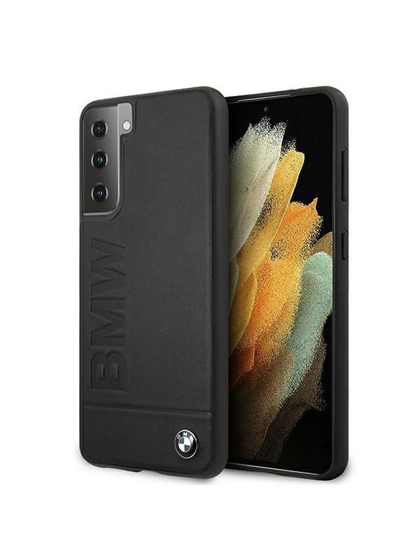 BMW Signature Logo Imprint Case for Samsung Galaxy S21+ - Black