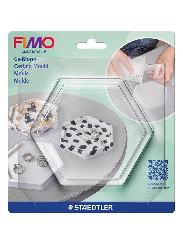 Staedtler FIMO casting mould hexagon
