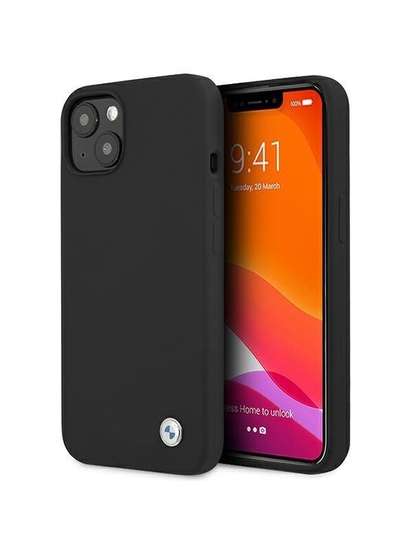 BMW Silicone Back Case - Geschikt voor Apple iPhone 13 (6.1") - Zwart