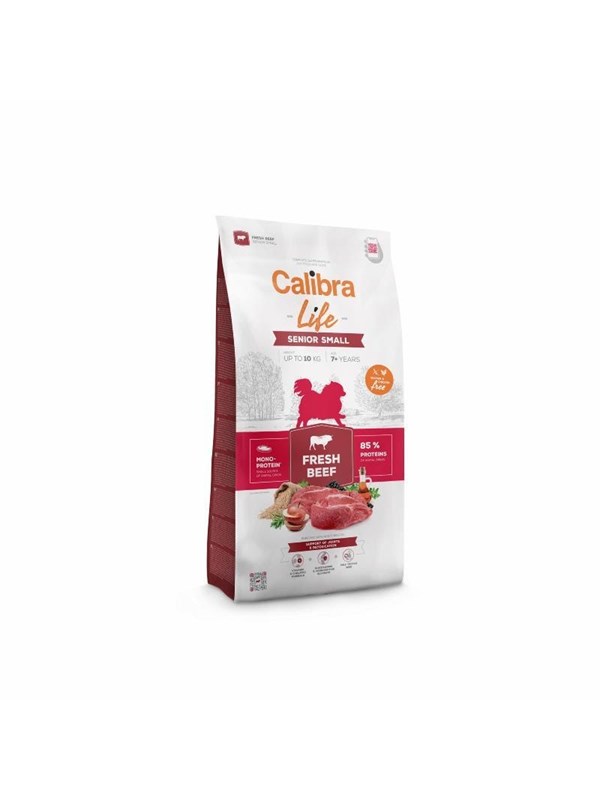 Calibra Dog Life Senior Small Świeża wołowina 6 kg
