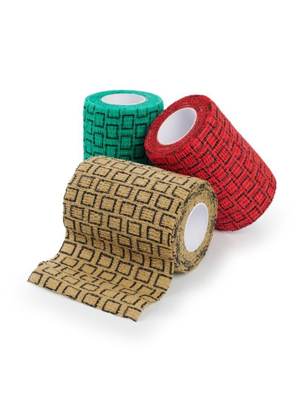 KRUUSE SafeVet® Verband, 7,5 cm x 4,5 m, mix 3 kleuren