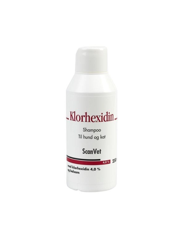 KRUUSE Chloorhexidine 4 %, shampoo m/balsem, 250 ml