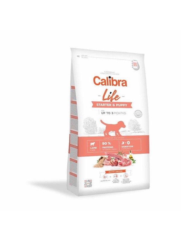 Calibra Dog Life Starter & Puppy - Lam - 2,5 kg