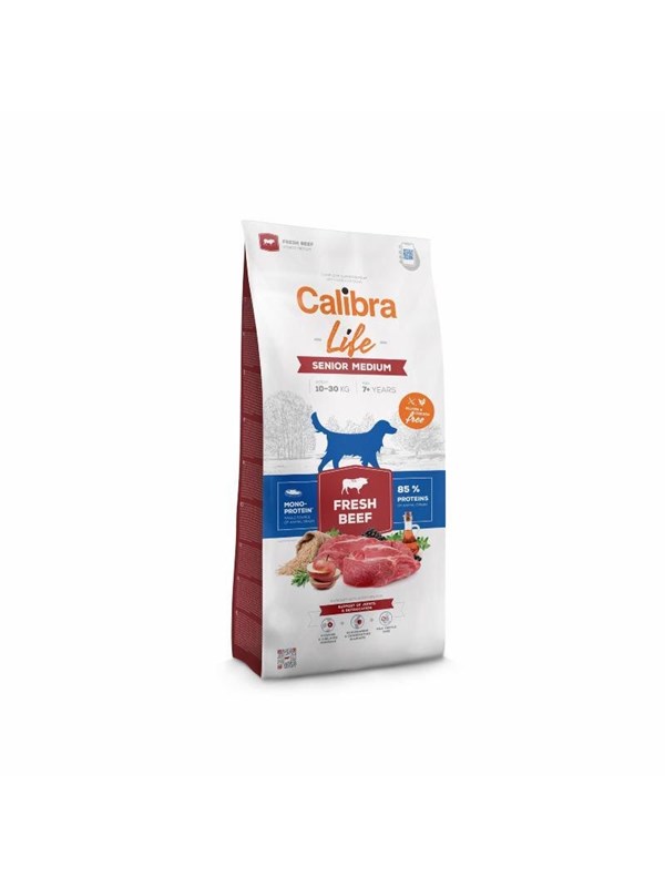 Calibra Dog Life Senior Medium Vers Rundvlees 2,5 kg