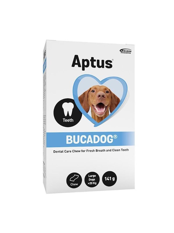 Aptus Bucadog kauwstrips - groot, 8 stuks (141 g)