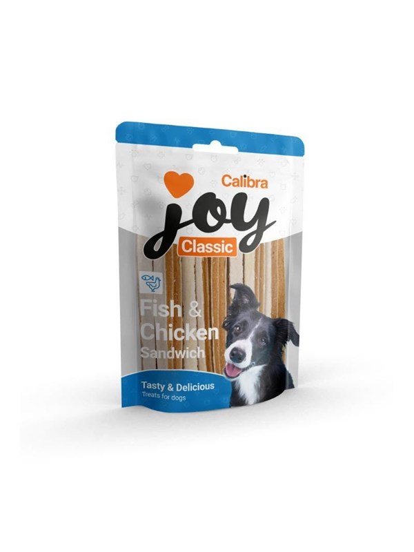 Calibra Joy Dog Classic Vis&Kip Sandwich 500g