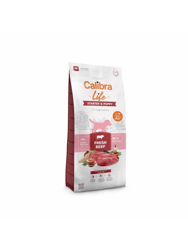 Calibra Dog Life Starter & Puppy Vers Rundvlees 750 g