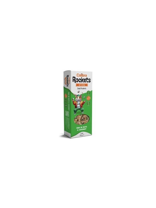 Calibra Rockets snackstaven voor knaagdieren noten&k