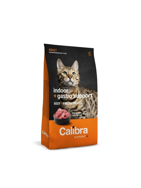 Calibra Cat EXPERT+ Adult Binnenkat & Gastro supp. 6 kg.