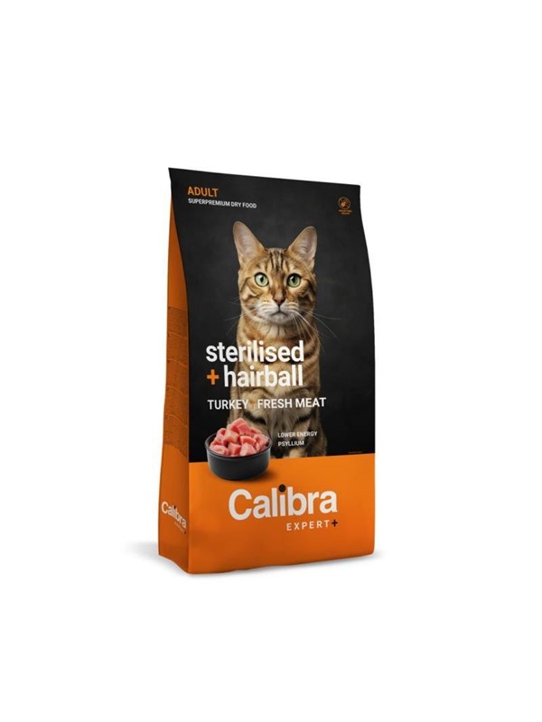 Calibra Cat EXPERT+ Adult Gesteriliseerd & Haarbal 6 kg.