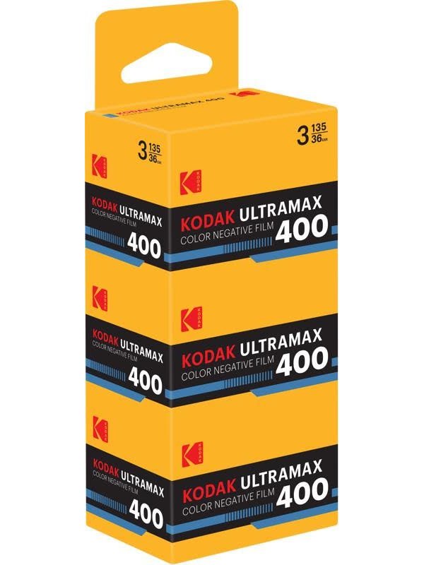 KODAK Eastman Ultramax 400 135-format - 36 Exposures (3-pack Vertical box)