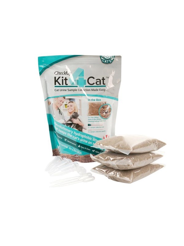 KRUUSE Kit4Cat, sealsand, 3 x 300 g (voor het opvangen van urinepr