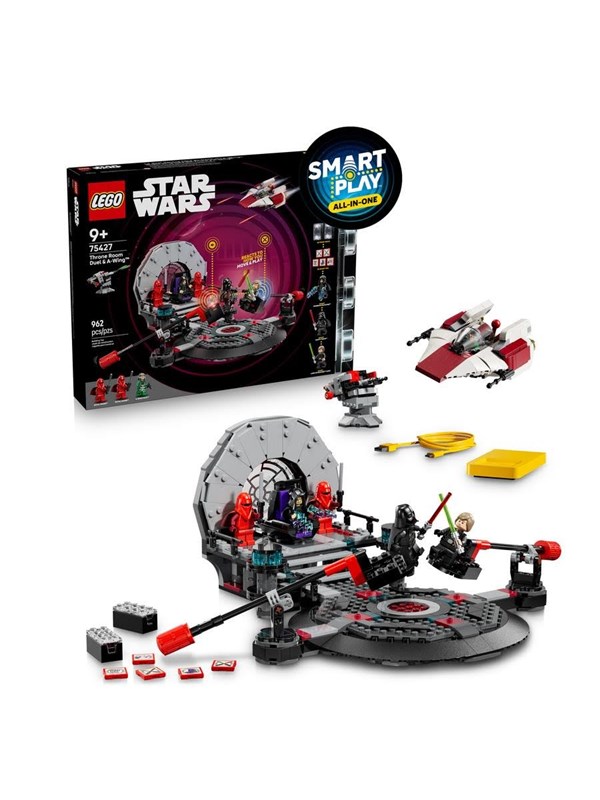 LEGO Star Wars Smart Play 75427 A-Wing And The  Duel in the Throne Room