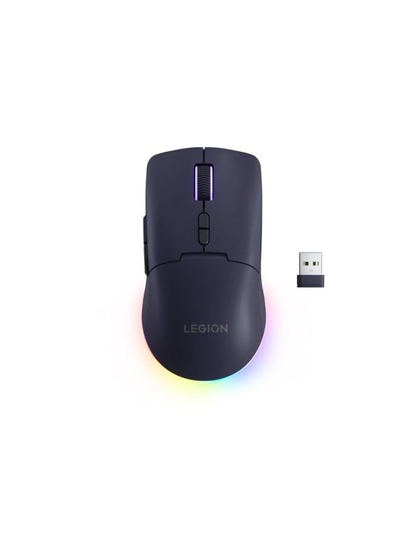 Lenovo Legion M220 Wireless RGB Gaming Mouse (Nebula Purple) - Muis - Optisch - 7 knoppen - Paars
