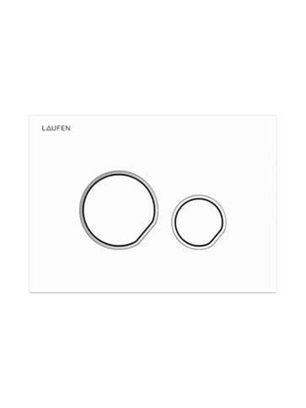 LAUFEN LIS bedieningsplaat, wit