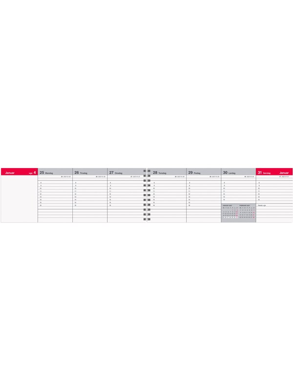 Mayland Uge-bordkalender 2027