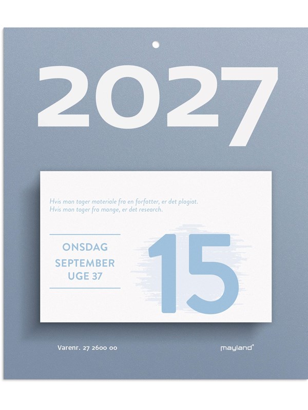 Mayland Afrivningskalender Humør 2027