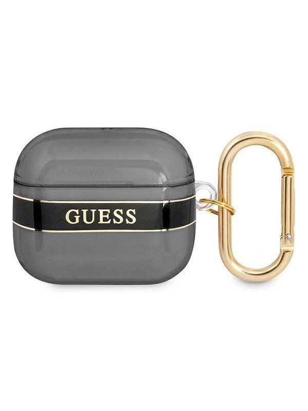 GUESS GUA3HHTSK AirPods 3 cover black/black Strap Collection