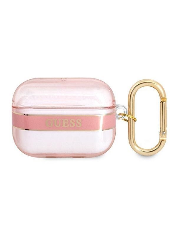 GUESS GUAPHHTSP AirPods Pro cover pink/pink Strap Collection