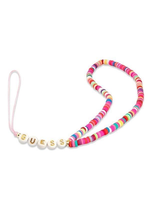 GUESS pendant GUSTGMPP Phone Strap multicolor pink/multicolor pink Heishi Beads