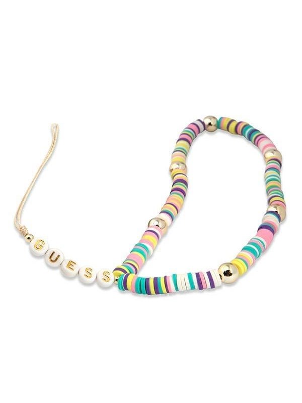 GUESS pendant GUSTPEAM Phone Strap multicolor/multicolor Heishi Beads