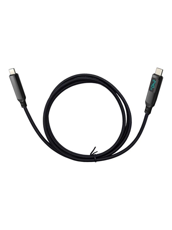 i-tec Thunderbolt 4/USB4 Class Pro Cable 240W with LCD (40 Gbps, 150 cm)