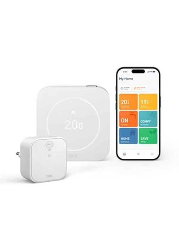 tado° Bedrade Slimme Thermostaat X (2e gen.) Starterskit - OpenTherm & Relay - Matter, Google Home, Alexa & Apple Home - Wit