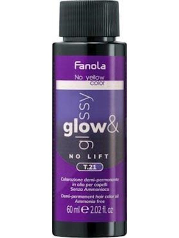 Fanola No Yellow Glow & Glossy Oil Toner 60 ml - 5.18
