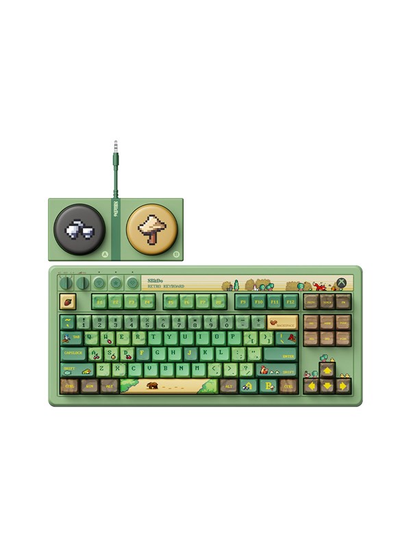 8BitDo Retro 87 Mechanical Keyboard - Forest Wonder - Gaming toetsenbord - ANSI - Groen