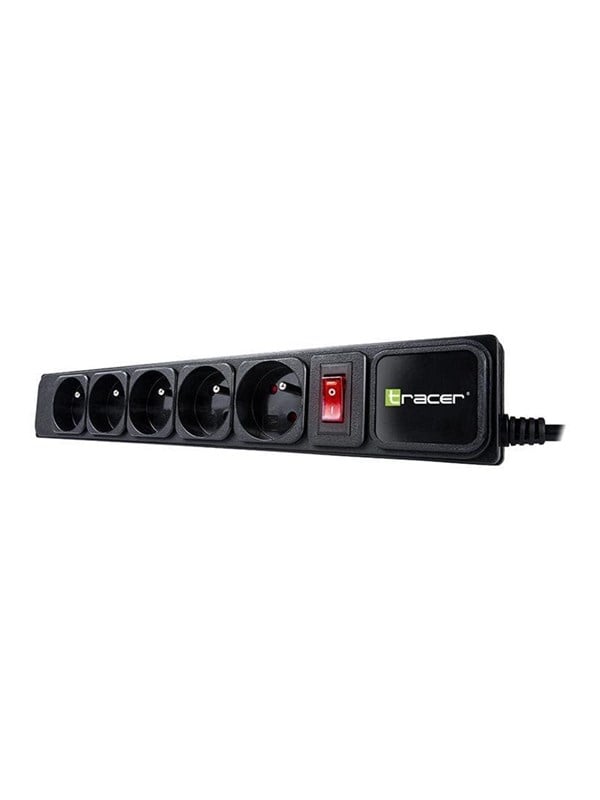 Tracer Powergear Overspanningsbeveiliging Stekkerstrip Voor Thuiskantoor 5