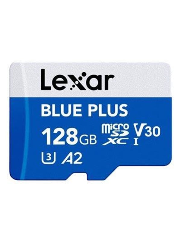 Lexar BLUE PLUS - flash memory card - 128 GB - microSDXC UHS-I