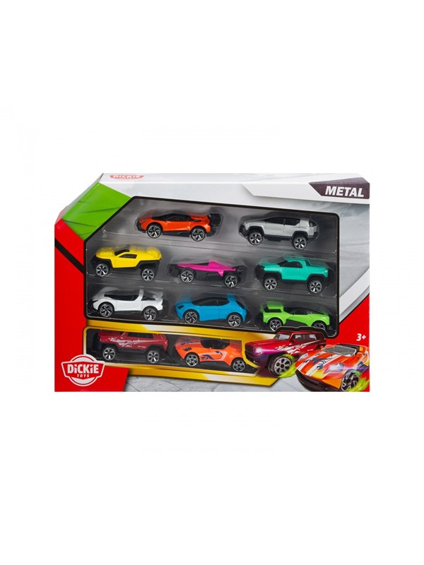 Dickie Die-cast voertuigen 10-pack