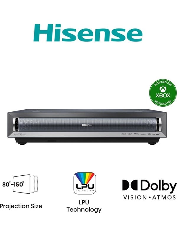 Hisense Projector PX3 projection TV - 3840 x 2160 - 2800 ANSI lumens