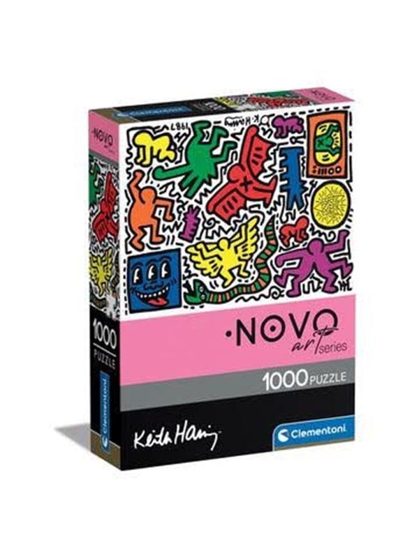 Clementoni - Puzzel 1000 Stukjes Keith Haring, Puzzel Voor Volwassenen en Kinderen, 14-99 jaar, 39756