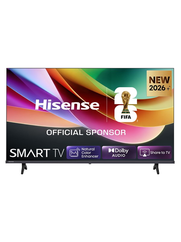 Hisense 32" Flat screen TV LED 720p High Dynamic Range 10 (HDR10) 32A4S